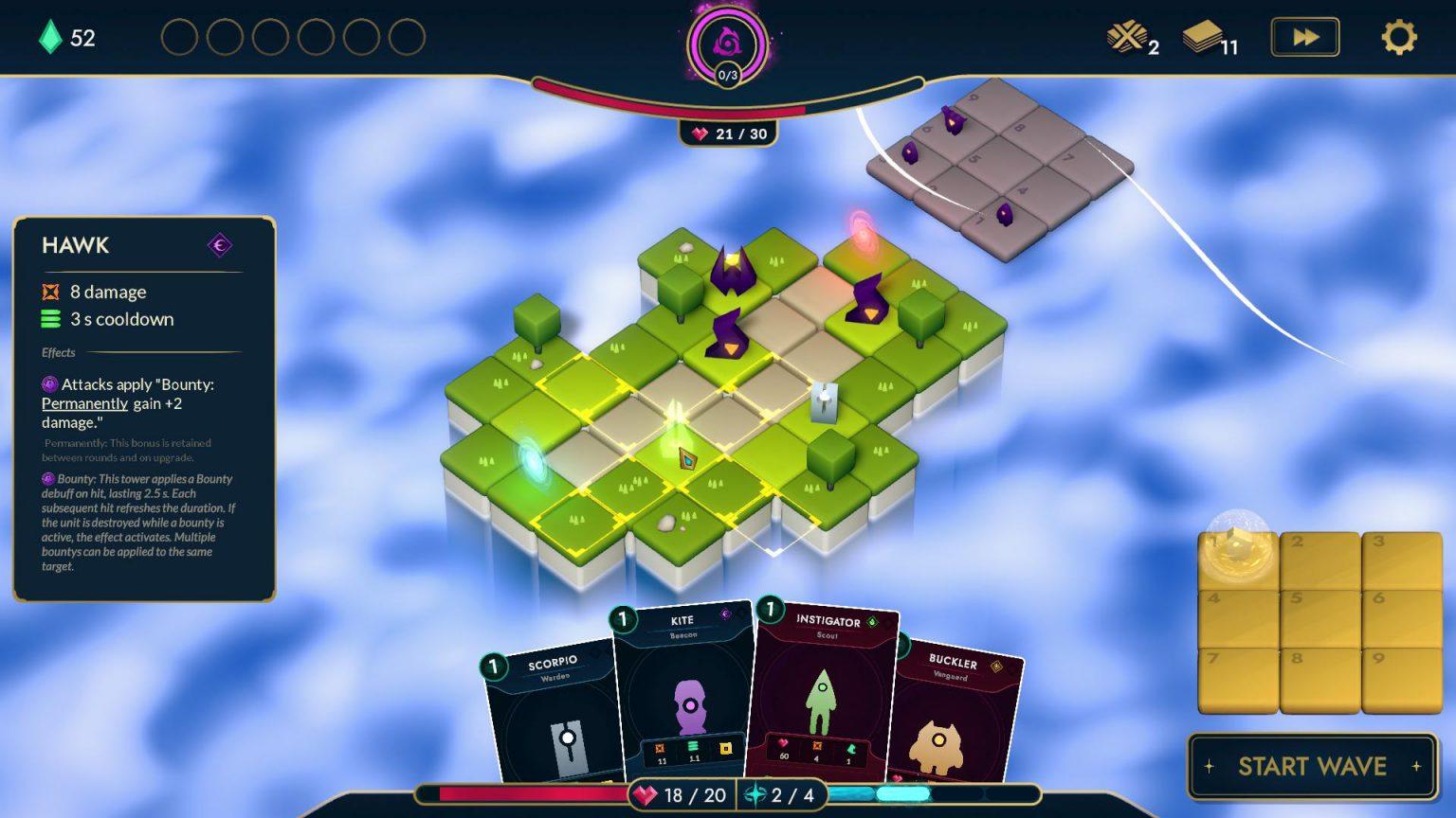 Planning Phase Arbiters Dream Tower Defense Deckbuilder Roguelike
