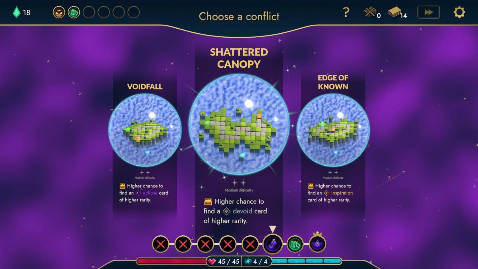 Map Overview Arbiters Dream Tower Defense Deckbuilder Roguelike