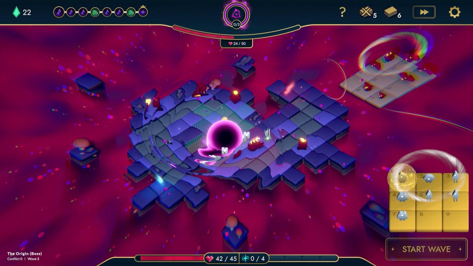 Void Wave Arbiters Dream Tower Defense Deckbuilder Roguelike